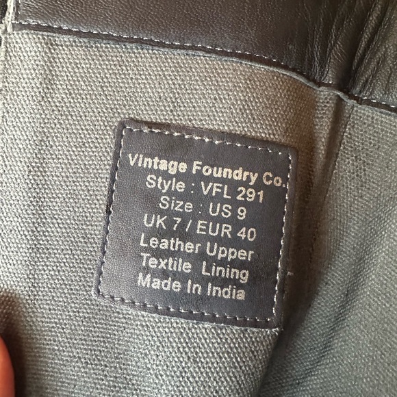 Vintage Foundry Co. Black Leather Tall Boots - Picture 8 of 11